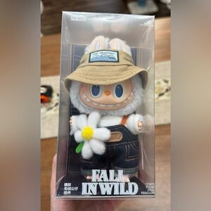 Authentic POP MART LABUBU THE MONSTERS FALL IN WILD Vinyl Plush Doll Pendant